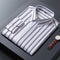 Camisa Casual Ejecutiva Slim Fit con Estampado de Rayas para Hombre