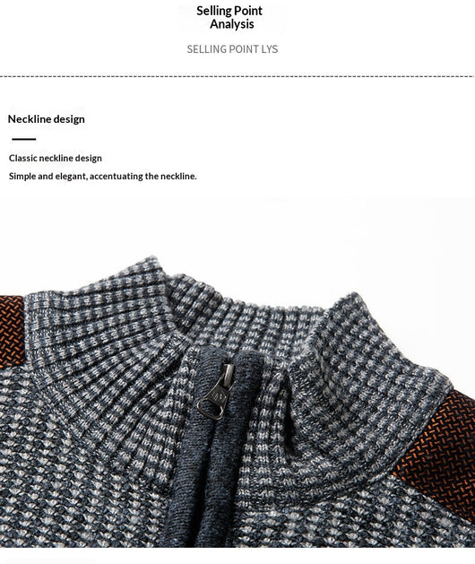 Cardigan Tejido Cuello Alto con Forro Polar para Máximo Abrigo - Image 11