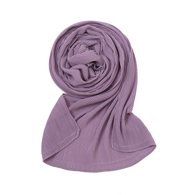 Pañuelo Plisado de Gasa Perlada - Chal Protector Solar para Mujer - Image 29