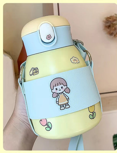 Vaso Térmico Cute Heart para Mujer - Diseño Trendy Barriguita - Image 4
