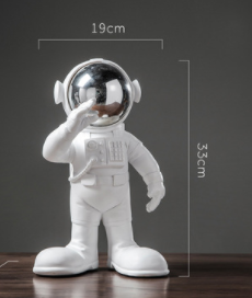 Figura Decorativa Astronauta en Resina - Modelo Artesanal - Image 7