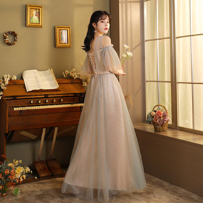 Vestido Largo Elegante para Damas de Honor - Conjunto de Hermanas y Amigas - Image 9