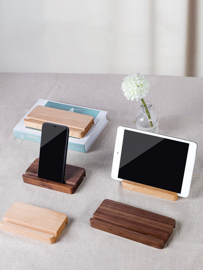 Soporte de Madera Maciza para Celular y Tablet Universal - Image 3