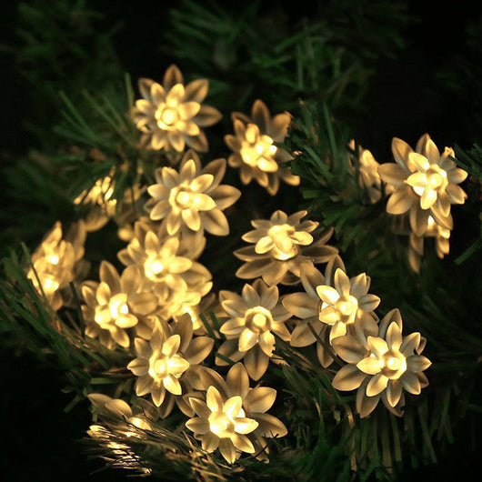 Luz Solar Decorativa Doble Loto LED - Image 4