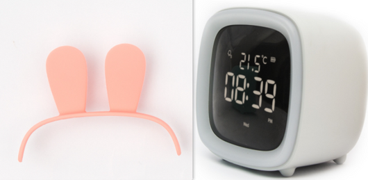 Reloj Despertador Digital con Luz Nocturna, Termómetro y Carga USB para Niños - Image 26