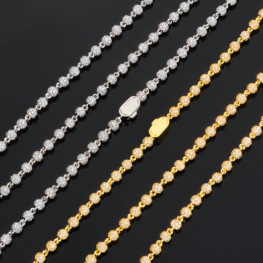 Pulsera de Diamantes para Hombre 4mm - Image 7