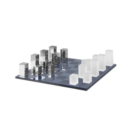 Tablero de Ajedrez de Cristal Electrochapado Frosted - Ornamento Moderno y Elegante - Image 8