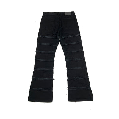 Jeans Desgastados con Costuras Rotas Efecto Vintage - Image 4