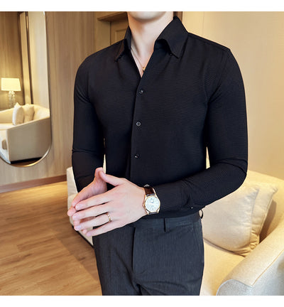 Camisa Térmica Textura Waffle Cuello V Manga Larga - Image 10