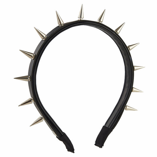 Diadema Punk con Remaches y Clavos - Accesorio Metalizado para el Cabello