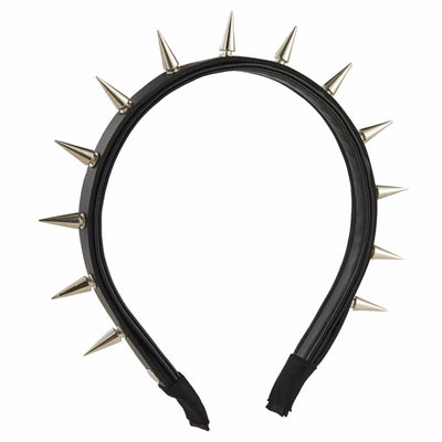 Diadema Punk con Remaches y Clavos - Accesorio Metalizado para el Cabello