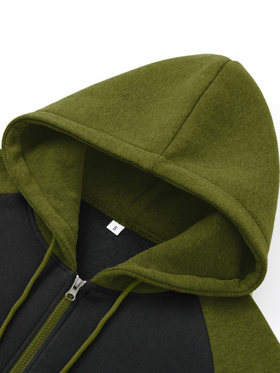 Sudadera con Capucha Raglan Bicolor para Hombre - Casual y Deportivo - Image 28