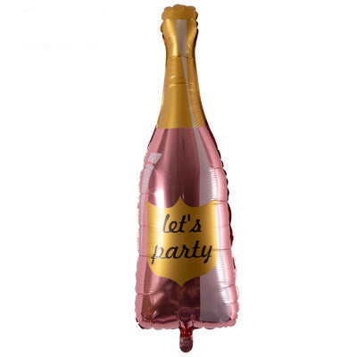 Globo Metalizado para Decoración de Fiestas, Bodas y Bares - Diseño Champagne y Whiskey - Image 15