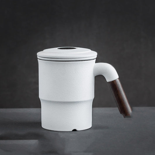 Taza de Té de Cerámica con Filtro y Tapa Personalizable - Image 3