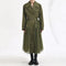 Chaqueta Cortavientos Verde con Malla Coreana para Mujer
