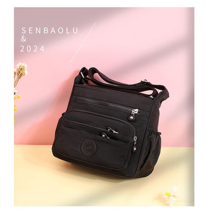 Bolsa Crossbody de Nylon Ligera con Gran Capacidad - Image 17