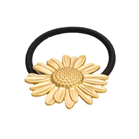Diadema de Acero Inoxidable Diseño Floral Estilo Avanzado - Image 5