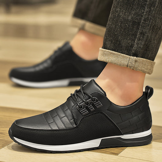 Zapatos Casuales de Cuero para Hombre - Resistentes y Antideslizantes - Image 5