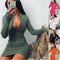 Vestido Urbano para Mujer con Detalles de Cierre y Bolsillos