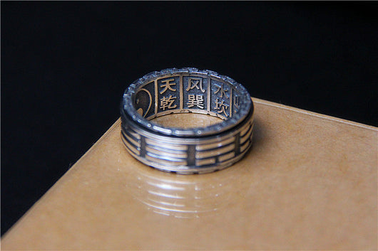 Anillo Plata Esterlina Yin Yang Pez - Universo y Armonía - Image 10