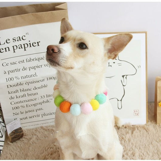Collar Navideño con Pompones para Perros Shiba Inu y Corgi - Image 6