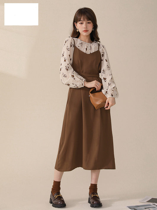 Vestido Dos Piezas con Falda de Tirantes - Image 7