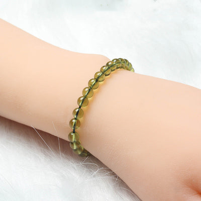Pulsera de Cristal Peridoto Verde Hielo para Mujer - Image 3