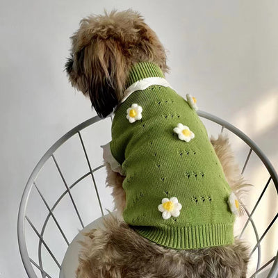 Suéter Cálido para Perros y Gatos - Colección Flores Otoño e Invierno - Image 7