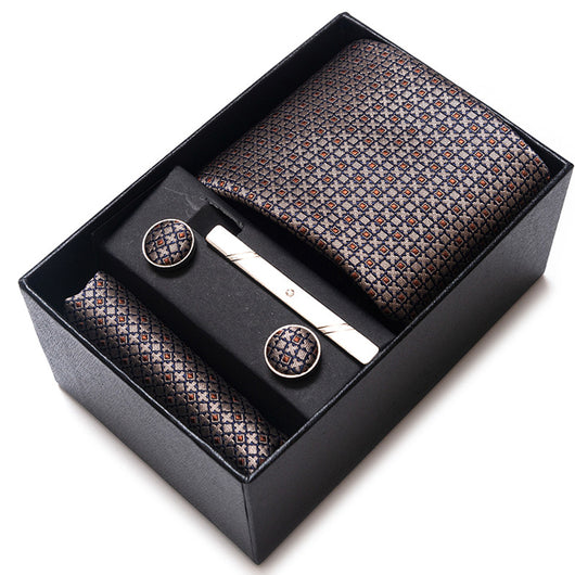 Corbata Jacquard Profesional Tejida en Trama para Negocios - Image 46