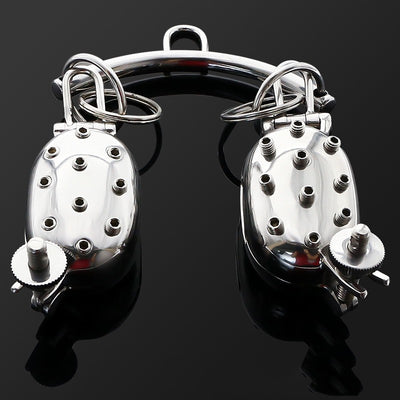 Anillo de Acero Inoxidable para Control Íntimo Masculino