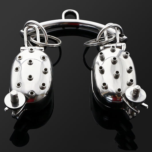 Anillo de Acero Inoxidable para Control Íntimo Masculino
