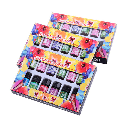 Set of 12 water-soluble aromatherapy essential oils in small bottles, including lemon, lavender, rose, and jasmine. - Image 5