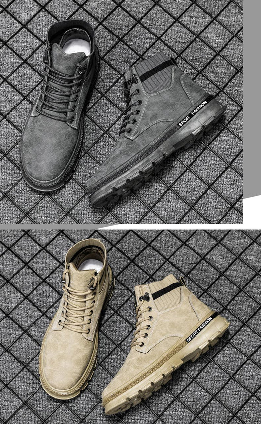 Botas Casuales Coreanas para Hombre - Estilo Moderno y Versátil - Image 9
