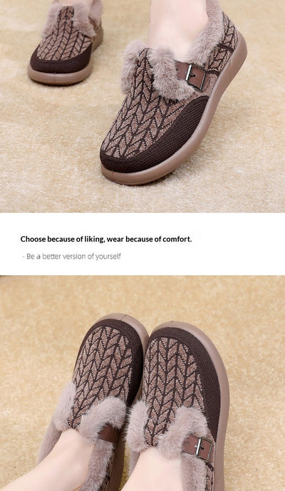 Zapatos de Algodón Aislados con Forro Polar Extra Grueso para Mujer - Image 20