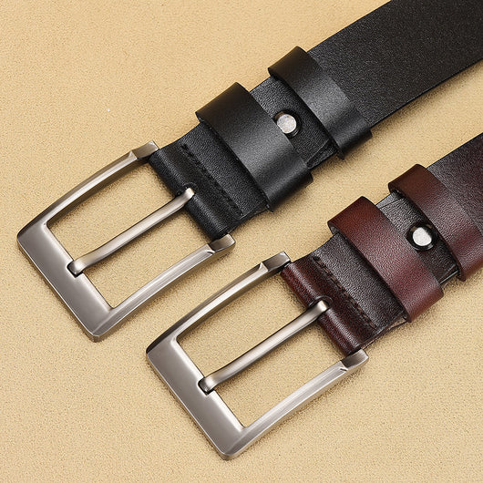 Cinturón de Cuero Casual para Hombre - Estilo Versátil - Image 10
