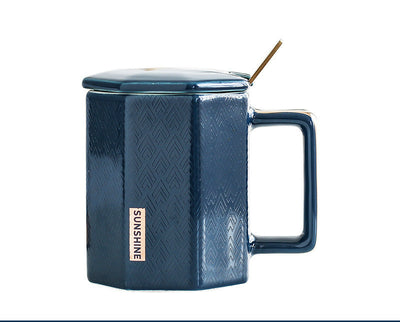 Taza Cerámica con Tapa y Cuchara - Image 9