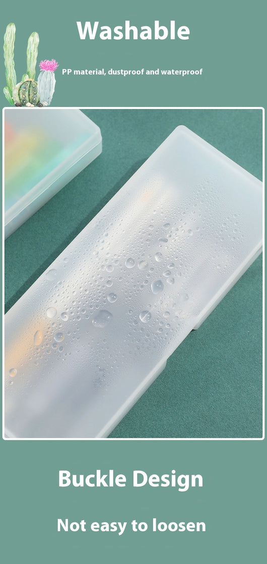 Caja de Papelería Transparente Esmerilada - Image 19