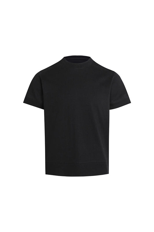 Playera Corta de Cuero con Etiqueta Bicolor y Base Reforzada - Image 2