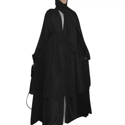 Cardigan Elegante de Tres Capas en Chifón - Estilo Europeo y Americano - Image 3