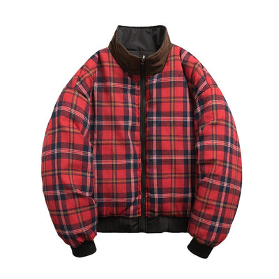 Chaqueta Reversible de Algodón Retro Vintage para Hombre y Mujer - Image 32