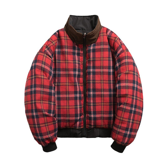 Chaqueta Reversible de Algodón Retro Vintage para Hombre y Mujer - Image 32