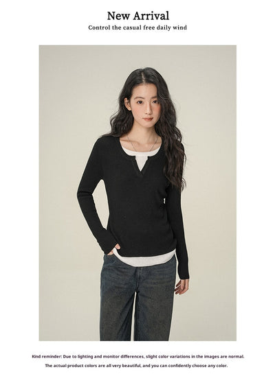 Blusa Interior Térmica Cuello V Manga Larga para Mujer - Image 9