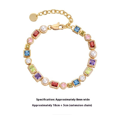 Pulseras de Circón Colorido para Hombre y Mujer - Image 7