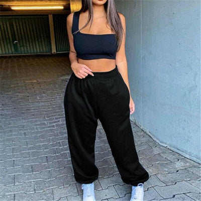 Pantalones de Buzo Cómodos con Cintura Elástica y Estampado de Letras - Image 20