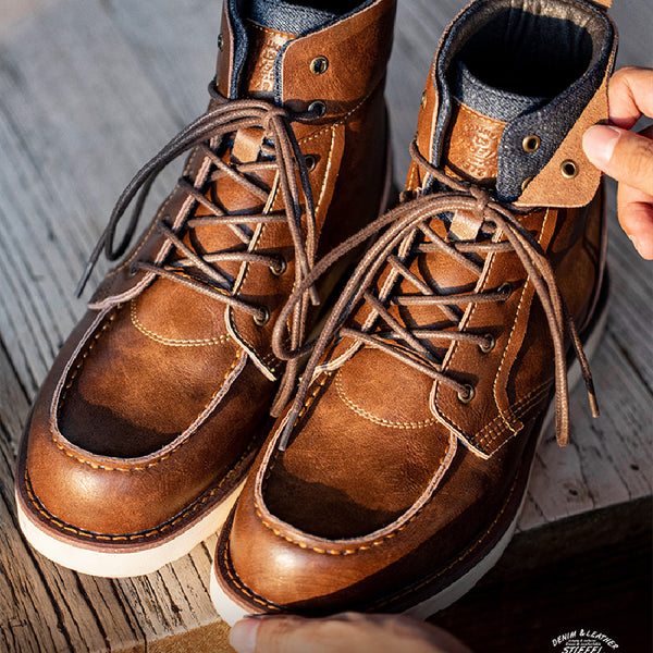 Botas de Trabajo Vintage Estilo Británico para Hombre - Invierno - Image 4