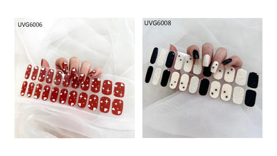 Pegatinas de Gel UV Semicuradas - Parches de Uñas Profesionales - Image 107