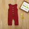 Enterizo de Algodón y Lino para Bebé - Romper Multicolor con Botones para Verano