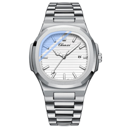 Reloj de Pareja Chenxi Acero Inoxidable Luminoso Resistente al Agua - Image 7