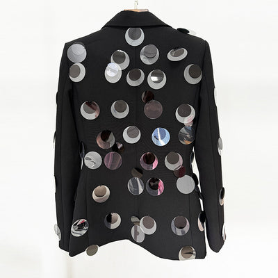 Blazer de Botones con Detalles de Lentejuelas - Image 4