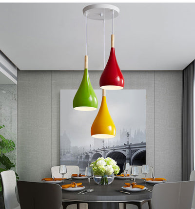 Lámpara de Techo Nórdica de Tres Brazos para Comedor - Diseño Minimalista Moderno - Image 24